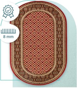 Koberec Agnella Standard Apium Terakota ovál