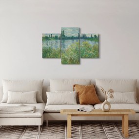 Obraz - Claude Monet, Banks of the Seine, reprodukcia (90x60 cm)