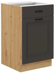 Kuchynská skrinka STILO grafit mat/artisan 50d 1f 1s bb