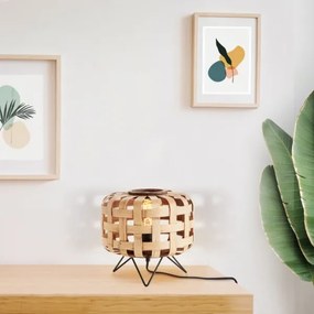 Brilliant - Stolná lampa WOODLINE 1xE27/40W/230V bambus