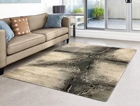 Koberec Ibiza 80x150 cm, béžová mramorová optika%