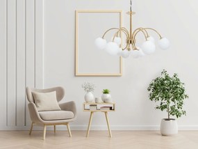 Toolight Toolight, stropné svietidlo 12xG9 APP962-12CP, zlatá lesklá, OSW-04048