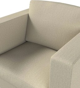 Poťah na kreslo Karlanda, krátky farba produktu béžová látka zapletaná