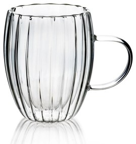 Skleněný hrnek PETER 300 ml čirý