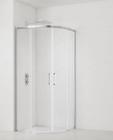Sprchový kút štvrťkruh 80x80 cm SAT TEX BB SATTEXSBB80CRT