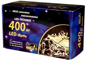 Nexos 28391 Vianočné LED osvetlenie - 40 m, 400 LED, teple biele