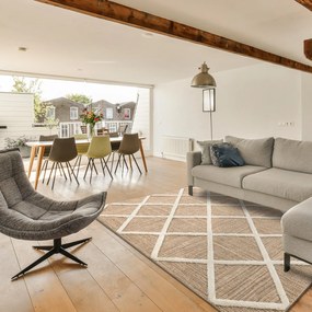 Dywany Łuszczów, Kusový koberec Spark 0708A beige/cream, 140x190, béžová, chodba / predsieň