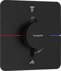 Hansgrohe ShowerSelect Comfort Q, termostat pod omietku pre 2 spotrebiče, čierna matná, HAN-15583670