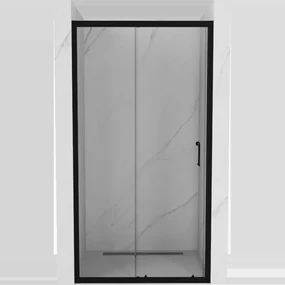 Mexen Apia posúvacie sprchové dvere 115 cm, transparentnéné, čierna - 845-115-000-70-00