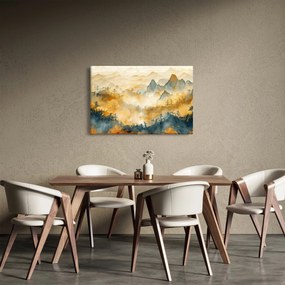 Obraz - Pohorie, akvarel (90x60 cm)
