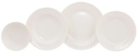 Jedálenská sada 24 ks biela/porcelán