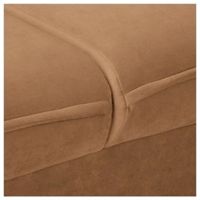 Hnedá zamatová pohovka 138 cm Juli – Ropez