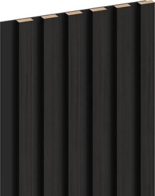 Mexen Lam-B, akustické stenové lamely 275 × 30 cm, HDF doska 4 mm, technická dyha, eben čierny, S100-275307-3015-023