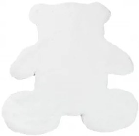 Koberček RABBIT FUR TEDDY BEAR biely