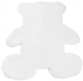 Koberček RABBIT FUR TEDDY BEAR biely
