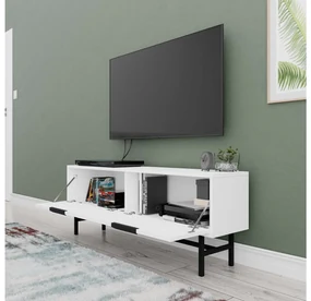 TV stolík/skrinka Bianco (biela). Vlastná spoľahlivá doprava až k Vám domov. 1108054