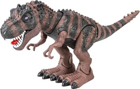 LEAN Toys Chodiaci dinosaurus Tyranosaurus Rex na batérie hnedý