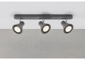 Nordlux - Bodové svietidlo EIK 3xGU10/35W/230V sivé