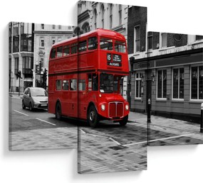 Obraz -Londýn s autobusom (90x60 cm)