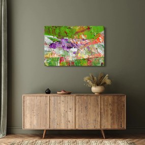 Obraz abstrakcie - maľba (90x60 cm)
