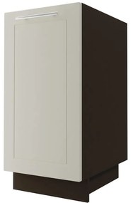 Kuchynská skrinka D1D/40 Quantum vanilla mat/lava