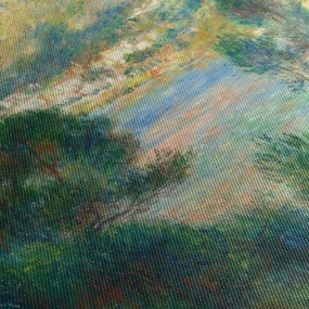 Obraz - Auguste Renoir, View of Monte Carlo from Cap Martin, reprodukcia (s hodinami) (90x30 cm)