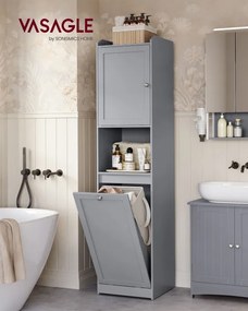 Kúpeľňová skrinka s košom na bielizeň BBC761G02