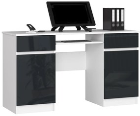 PC stolík Bahadur  (grafit lesk). Vlastná spoľahlivá doprava až k Vám domov. 1069621