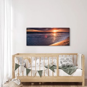 Obraz západu slnka (120x50 cm)