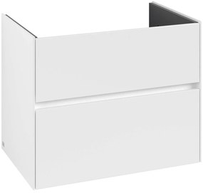 VILLEROY &amp; BOCH Collaro závesná skrinka pod umývadlo, 2 zásuvky, 761 x 480 x 610 mm, White Matt, C14400MS