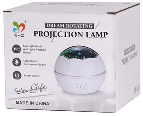 KIK Nočná lampa s projektorom Star + morské hĺbky