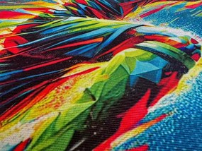 Koberec s futbalovým motívom – viacfarebný, polyester | 100x150 Rozmer: 120x170 cm