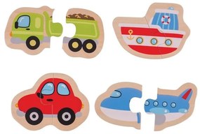 Bigjigs Toys Easy puzzle Dopravné prostriedky