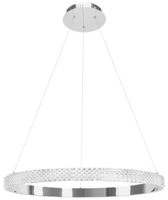 Toolight Toolight, LED stropné svietidlo 23W APP1511-CP, chrómová, OSW-05472
