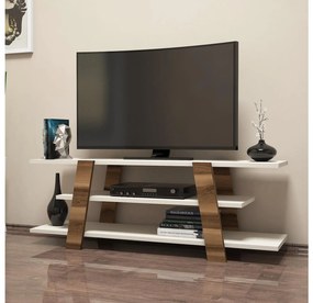 TV stolík Bopubi 2 (orech + krémová) . Vlastná spoľahlivá doprava až k Vám domov. 1095110