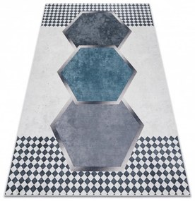 Kusový koberec Romby smotanovobiely 120x170cm