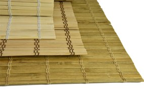 Bambusová rohož za posteľ hnedá Šírka rohože: 120 cm, Dĺžka rohože: 200 cm