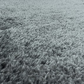 Ayyildiz Kusový koberec FLUFFY 3500, Okrúhly, Svetlá Sivá Rozmer koberca: 80 cm KRUH