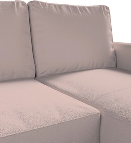 Poťah na sedačku Backabro (rozkladacia) s ležadlom farba produktu ružová látka zapletaná