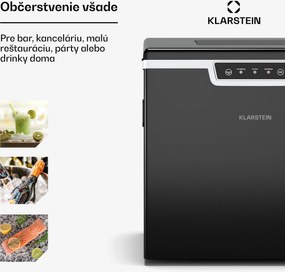 Klarstein Icefestival Bullet priemyselný výrobník kociek ľadu, 400W, 3 litre, 20kg/24h