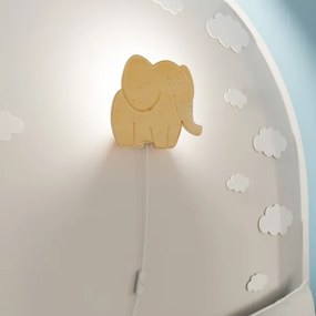 Detské nástenné svietidlo SAFARI 1xE14/10W/230V slonovina