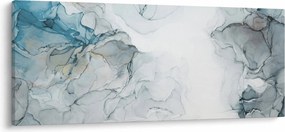 Obraz - Modrý mramor (120x50 cm)