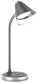 Immax 08972L - LED Stmievateľná stolná lampa FINCH LED/9W/12/230V šedá/chróm