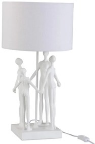 Stolná lampa s textilným tienidlom Figurines - 30,5 * 30,5 * 57,5 cm
