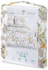 RENFORCÉ OBLIEČKY PAULA 160X200 CM, 2 KS 70X80 CM KVETY
