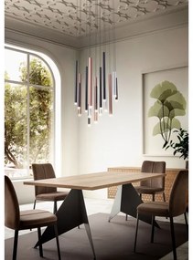 Redo 01-2059 - LED Luster na lanku MADISON 16xLED/4W/230V meď