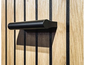 Botník Mablo F (antracit + dub artisan + čierna). Vlastná spoľahlivá doprava až k Vám domov. 1097705