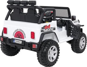 Elektrické autíčko Jeep BEAST 4x4 biele