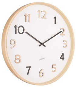 Drevené nástenné hodiny Karlsson KA5854 40cm