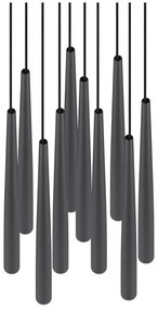 Čierne LED závesné svietidlo ø 30 cm Cala – Trio Select